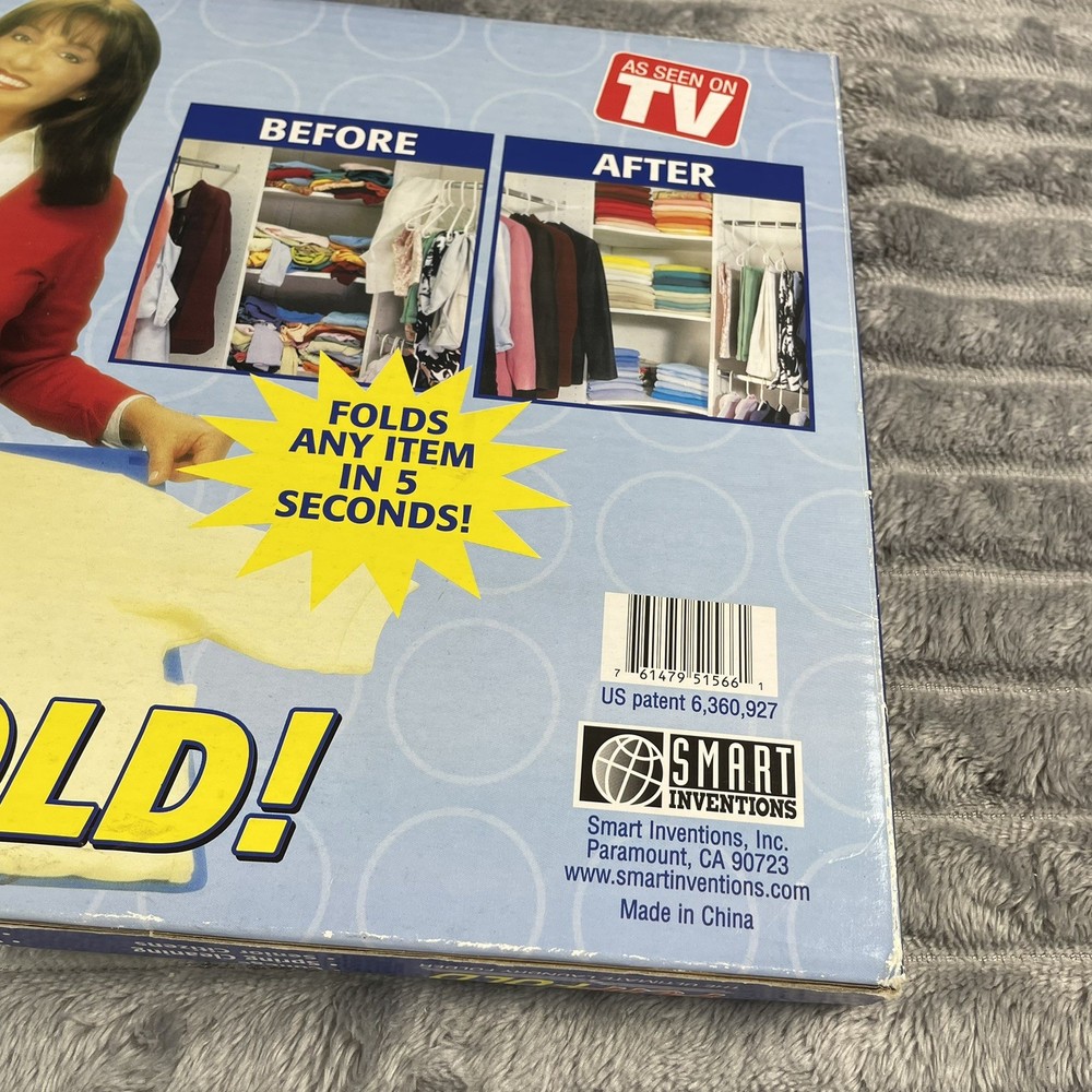 Genuine Original FLIP FOLD THE ULTIMATE CLOTHES FOLDING TOOL Laundry As Seen On
