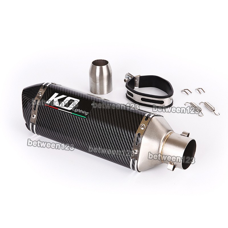 Universal Motorcycle Exhaust Muffler Pipe With DB Killer Replace Stock Muffler