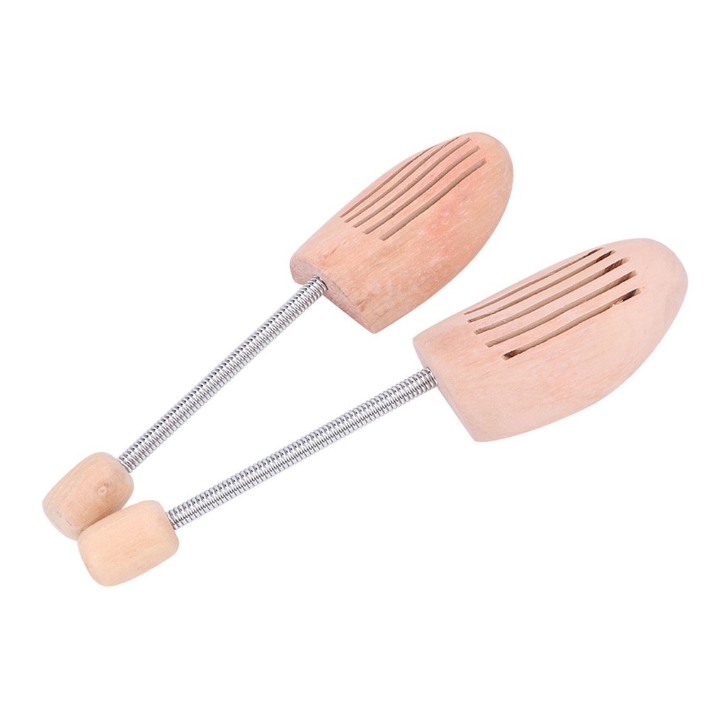 2Pcs Wood Shoe Tree With Spring Column Size 39-40