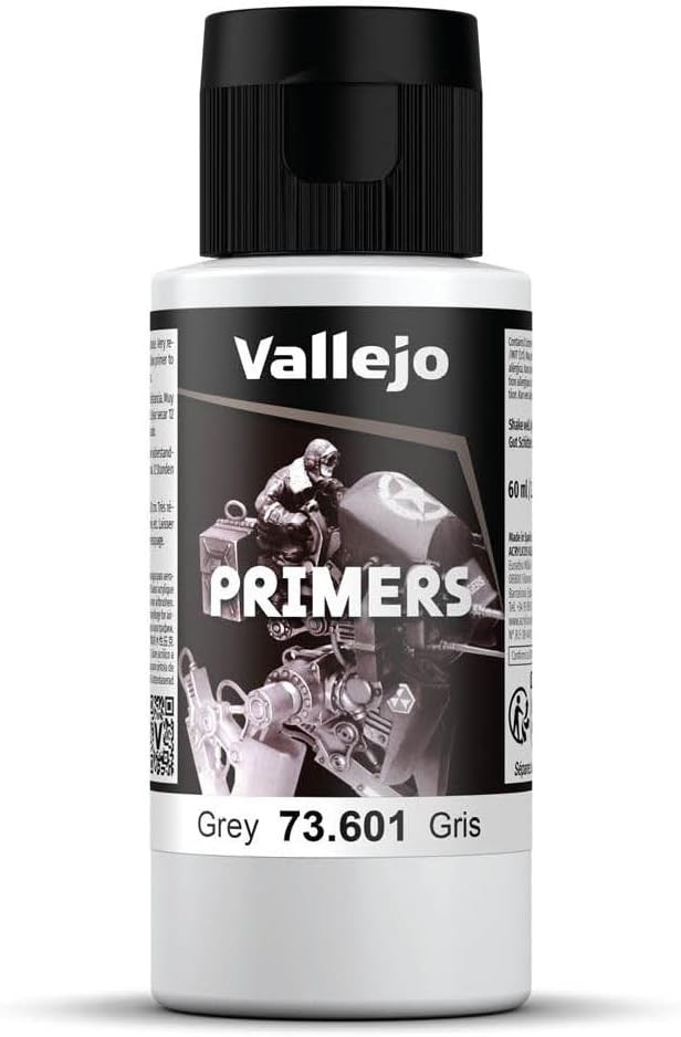 Fast Drying Grey Primer 60ml - Great for Miniatures and Model Kits