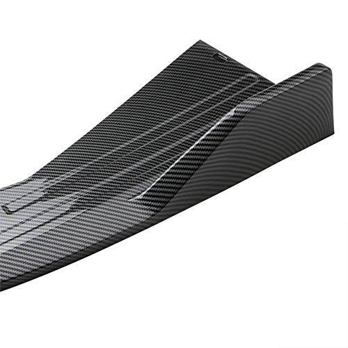 2PCS Universal Rear Bumper Lip Diffuser Splitter Canard Protector Carbon Fiber