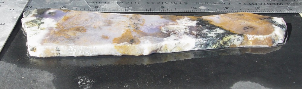 Amethyst Sage Dendritic Jasp Agate Lapidary Slab T926