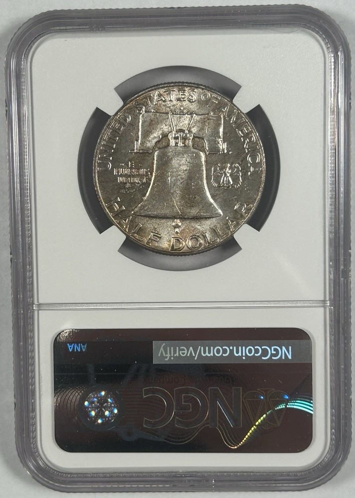 1963 D Franklin Half Dollar Coin NGC MS 64