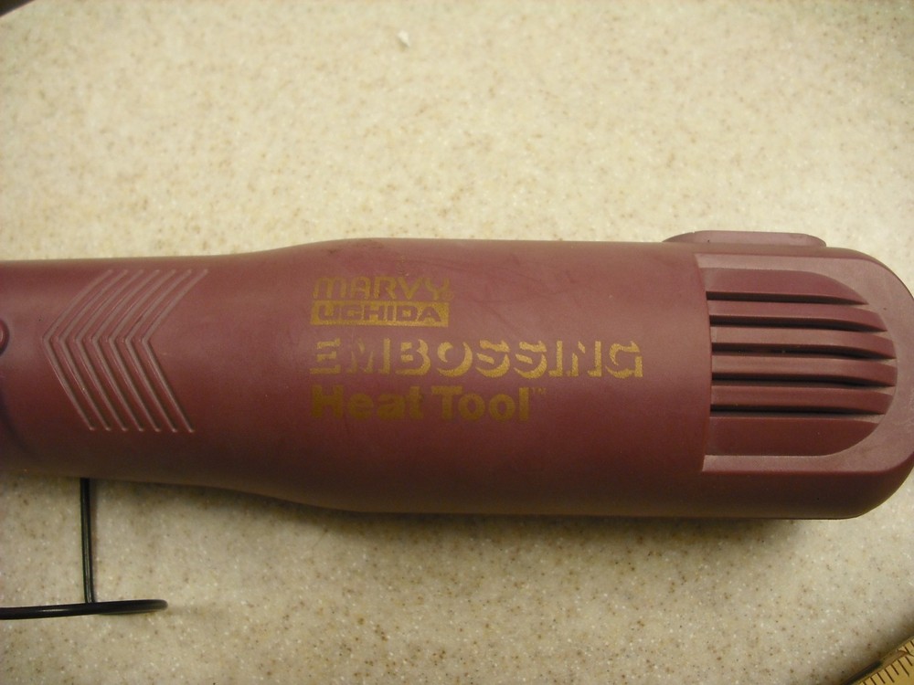 Used Marvy Uchida Embossing Heat Tool