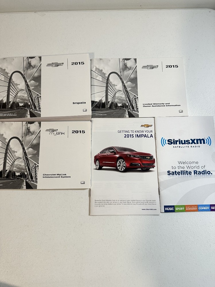 2015 Chevrolet Impala Owner's Manual Set