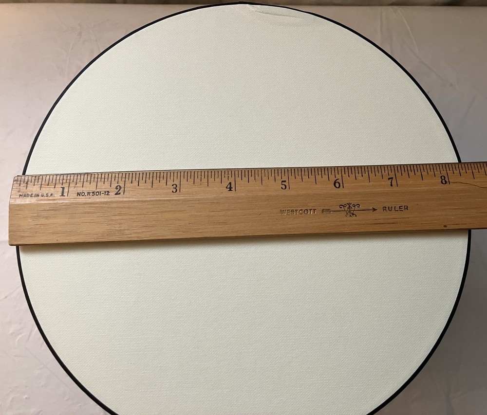 Jo Malone London Empty Round Diffuser Box 8.25 x 7.75 Crease on Lid