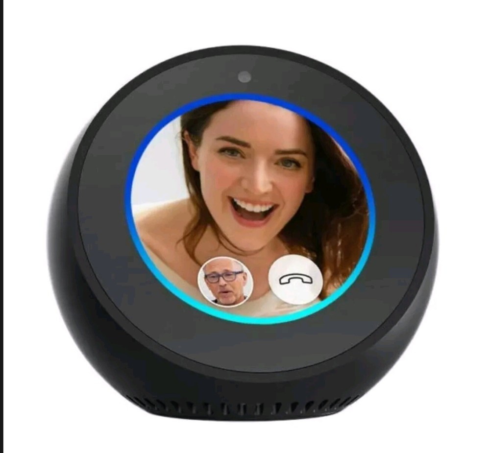 Echo Spot - Smart Alarm Clock with Alexa Black