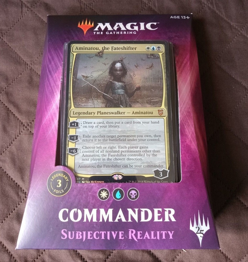 Commander 2018 Deck - Subjective Reality  (MTG.)