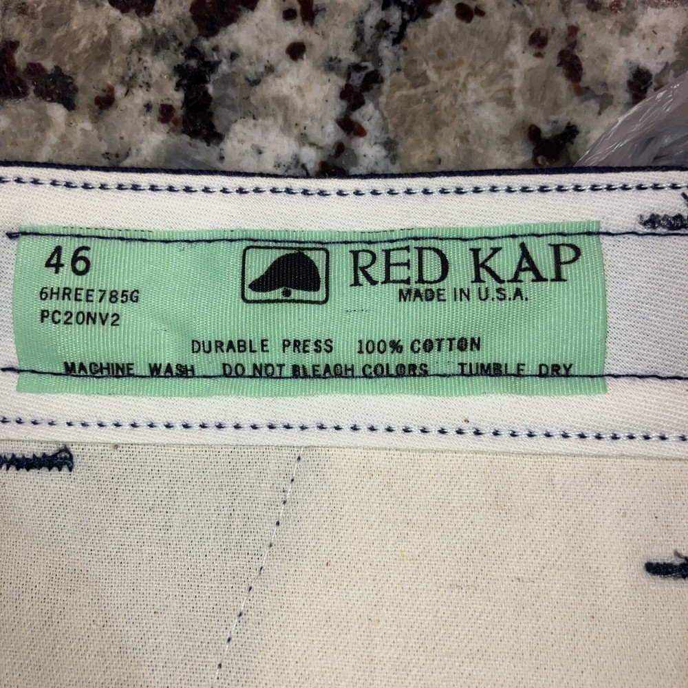 Red Kap Blue Size 46 (measure 45 X 27) Flat Front Uniform/Work Pants ￼