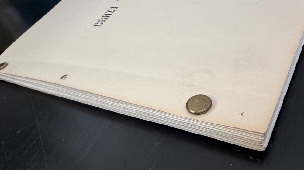 CRAZY TIMES ~ RAY LIOTTA DAVID CARUSO~ 1980 FINAL DRAFT ORIGINAL MOVIE SCRIPT