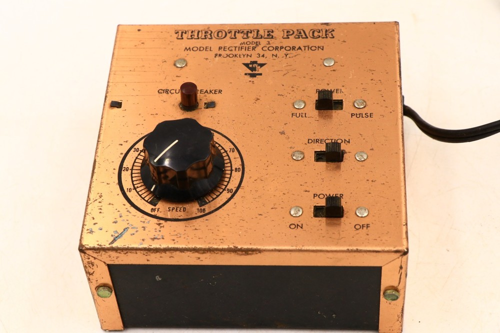 Model Rectifier Corp. Throttle Pack Train Railroad Control Transformer Model 3