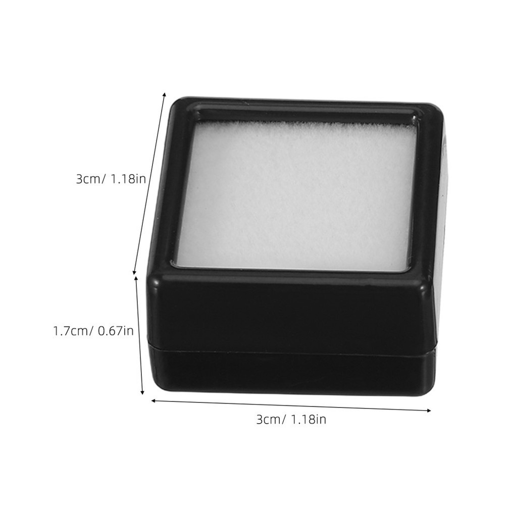 20 Pcs Mini Gems Display Box Small Container for Jewelry Packaging Holder