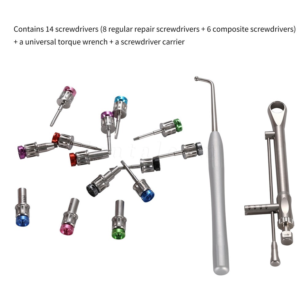 Universal Implant Prosthetic Kit-Screwdriver Multi-Unit Abutment Driver Wrench