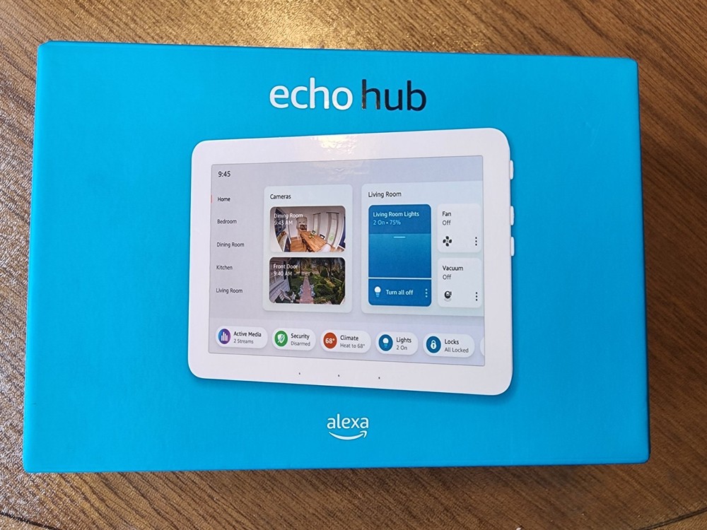 New Amazon Echo Hub 8" Smart Home Control Panel with Alexa White