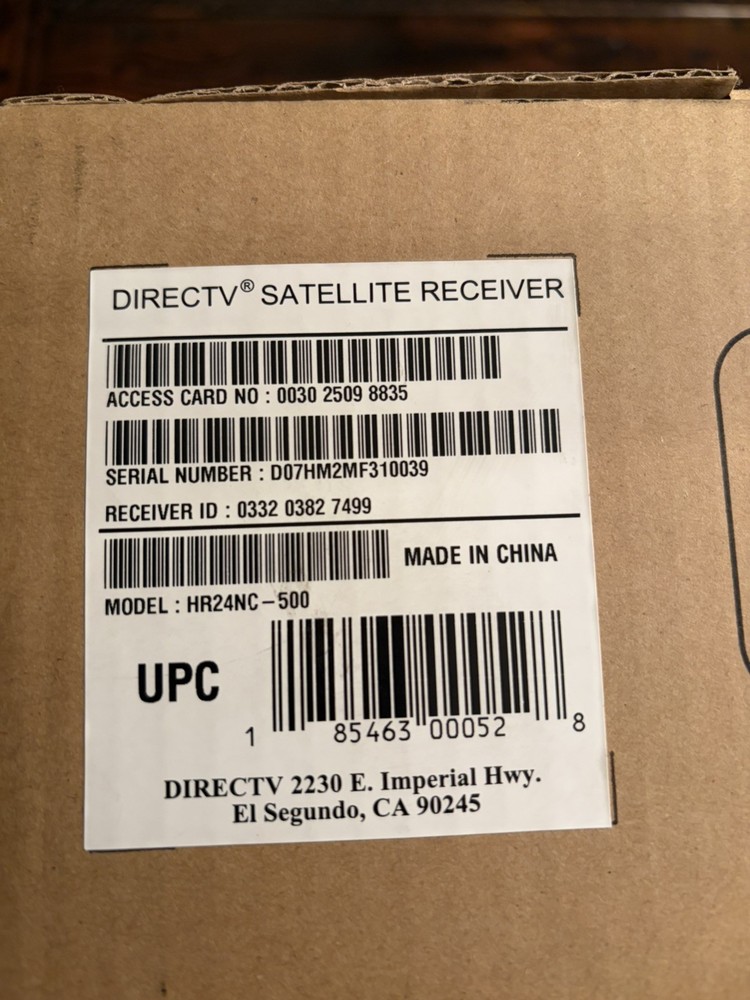 Directv Receiver HR24-500
