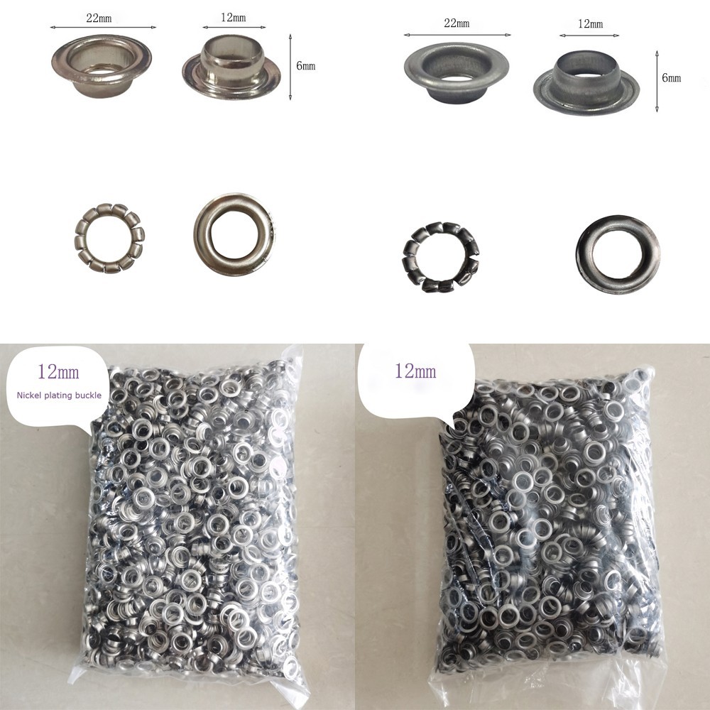 Hand Press Grommet Machine 12mm Manual Button Maker Machine with 3600 Button