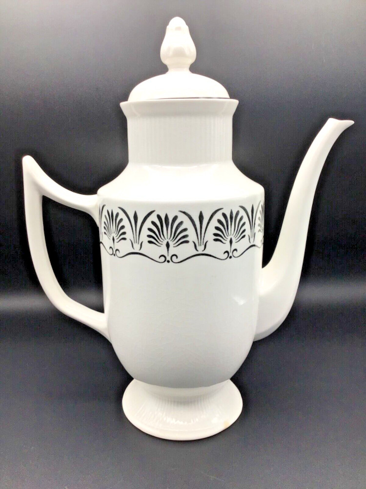 Castleton Classica Pattern Coffee Pot 1963 Japan 12 Inch MCM