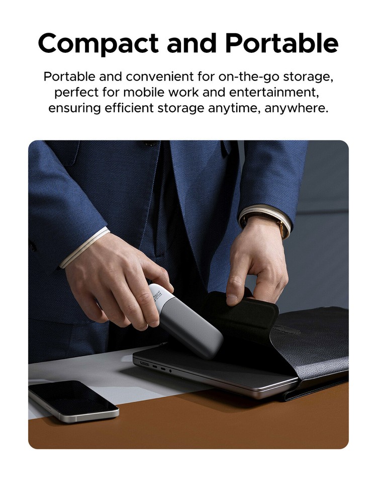 ORICO 1TB External SSD 2 in 1 Portable Solid State Drive USB C USB 3.2 PSSD