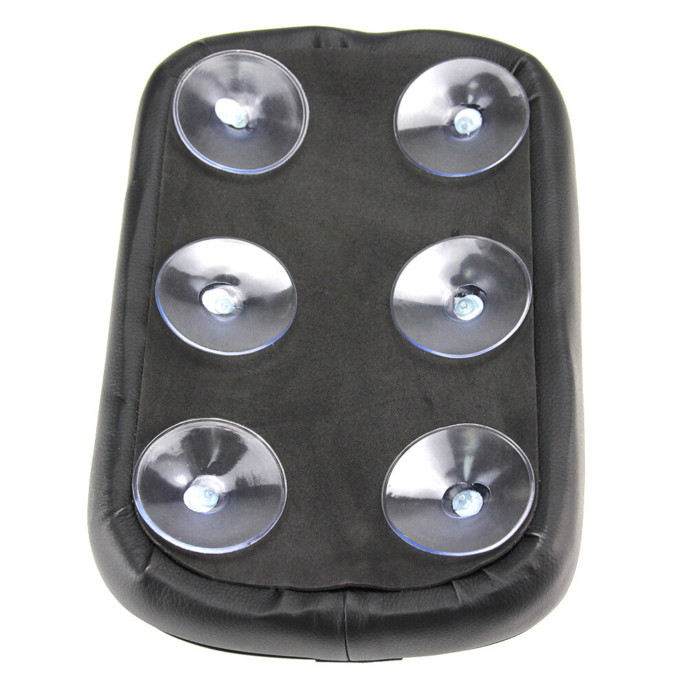 6/8 Suction Cup Rectangular Pillion Passenger Pad Seat For Harley Chopper Custom