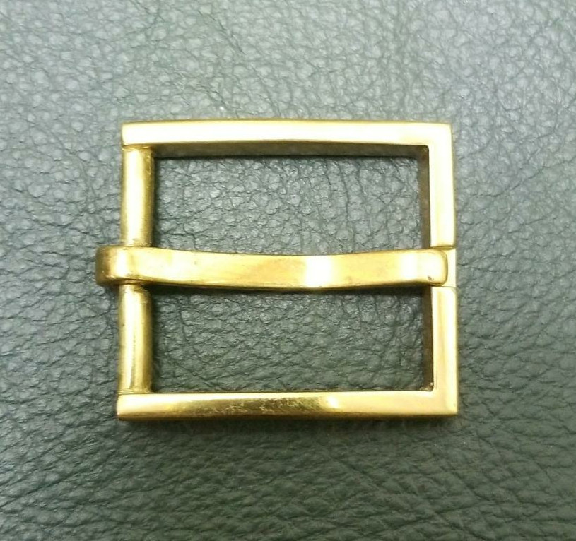 1" 25mm Solid Brass Square Belt Buckle