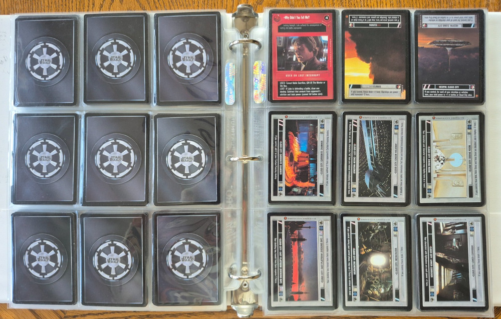 Star Wars CCG Cloud City Complete Set + Extras 1130 Cards Decipher Games