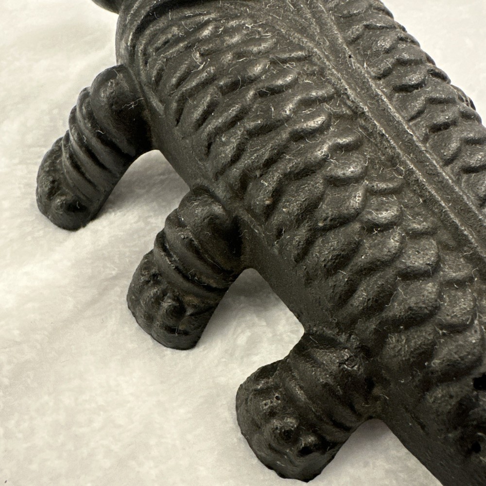 Vintage Cast Iron Beetle Boot Jack Puller 9" Cricket Bug Scarab Remover VG Cond