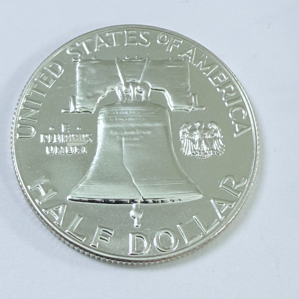 1963 FRANKLIN PROOF HALF DOLLAR COIN 90% SILVER MS MINT STATE #8026