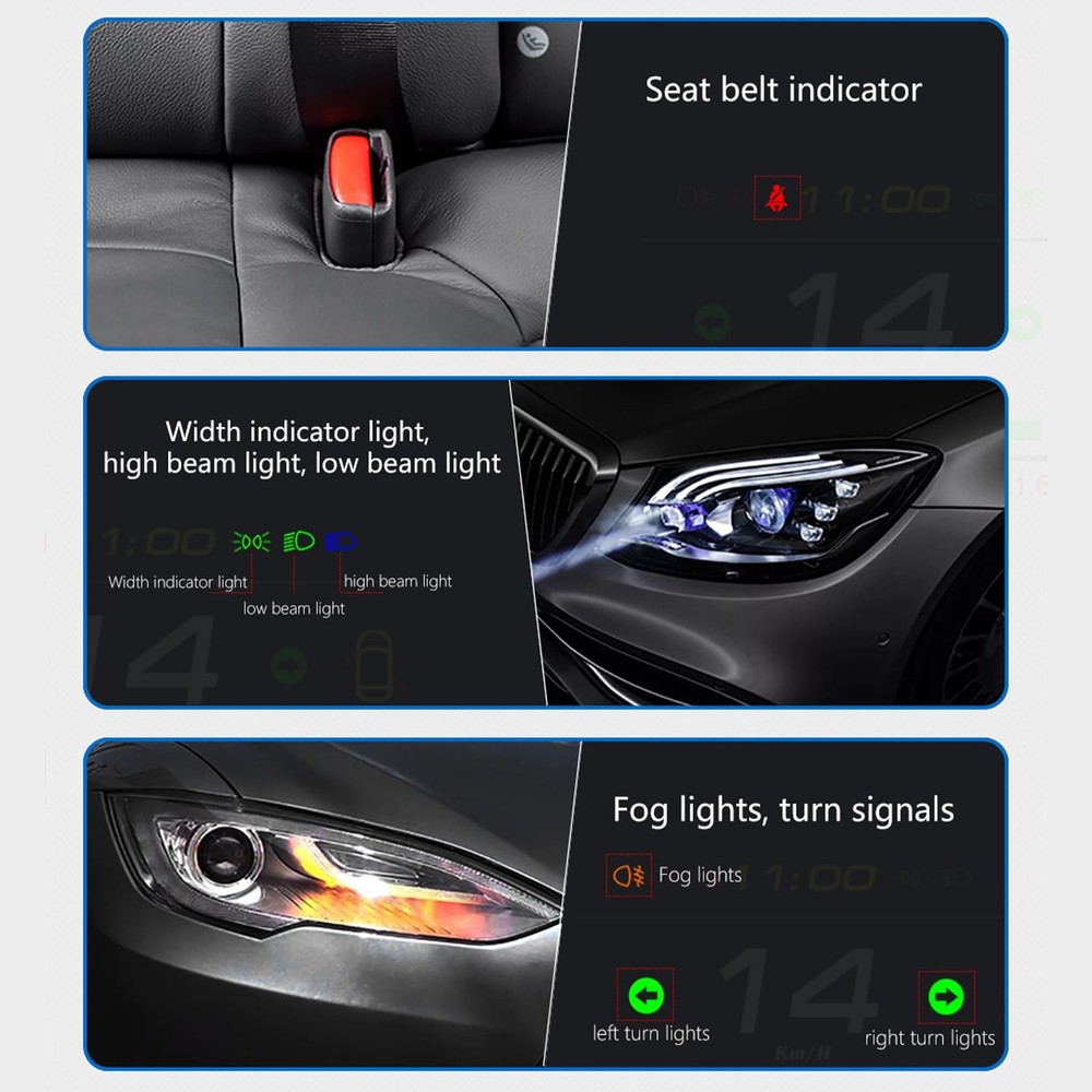 Dashboard Display for Tesla Model Y Model 3 2019-2025 CarPlay Android Auto