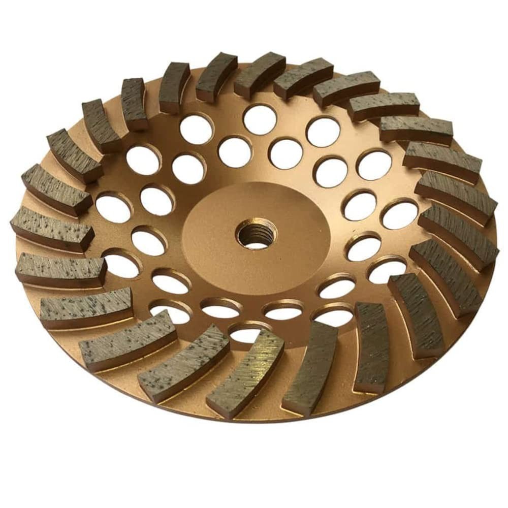 Concrete/Masonry Grinding Discs - 7" Diameter, 24 Segments