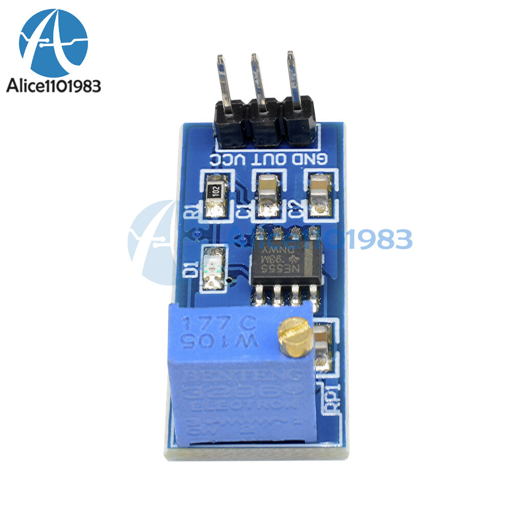 2/5/10PCS NE555 Adjustable Frequency Pulse Generator Module For Arduino Car
