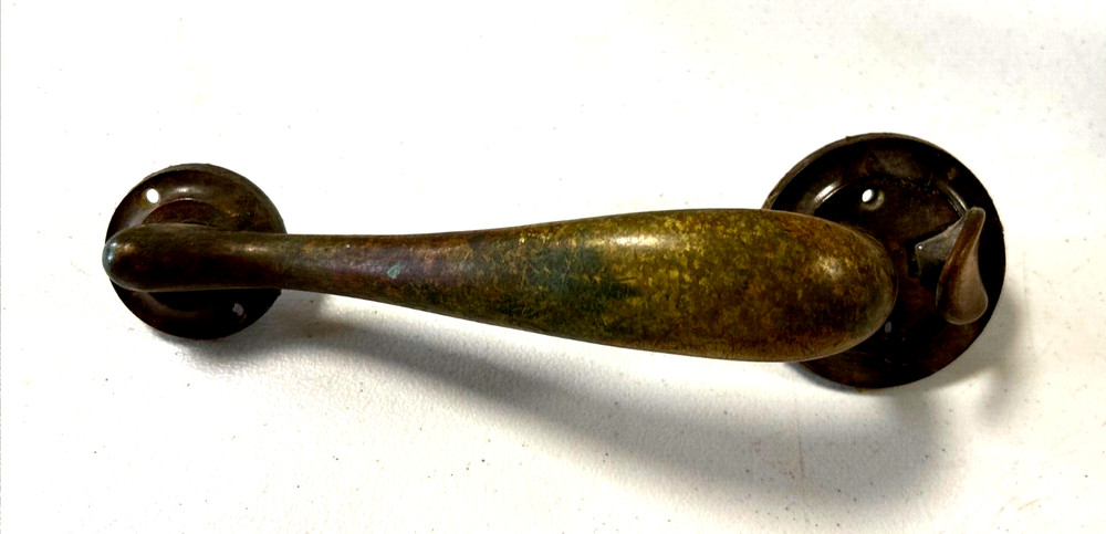 Vintage Colonial Brass Door Pull Handle 10 1/4"