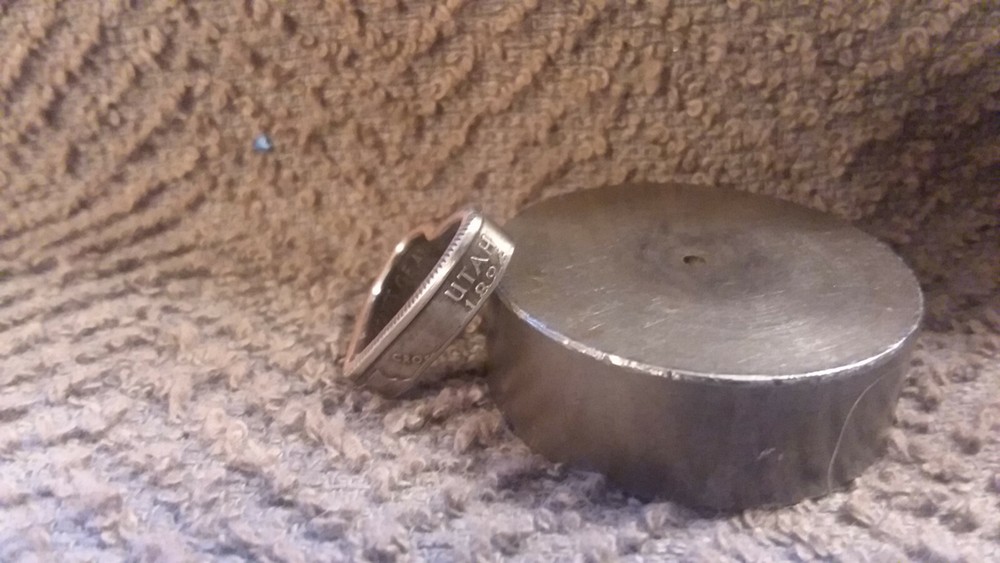 Utah State Washington Quarters Heart Pendant 2007