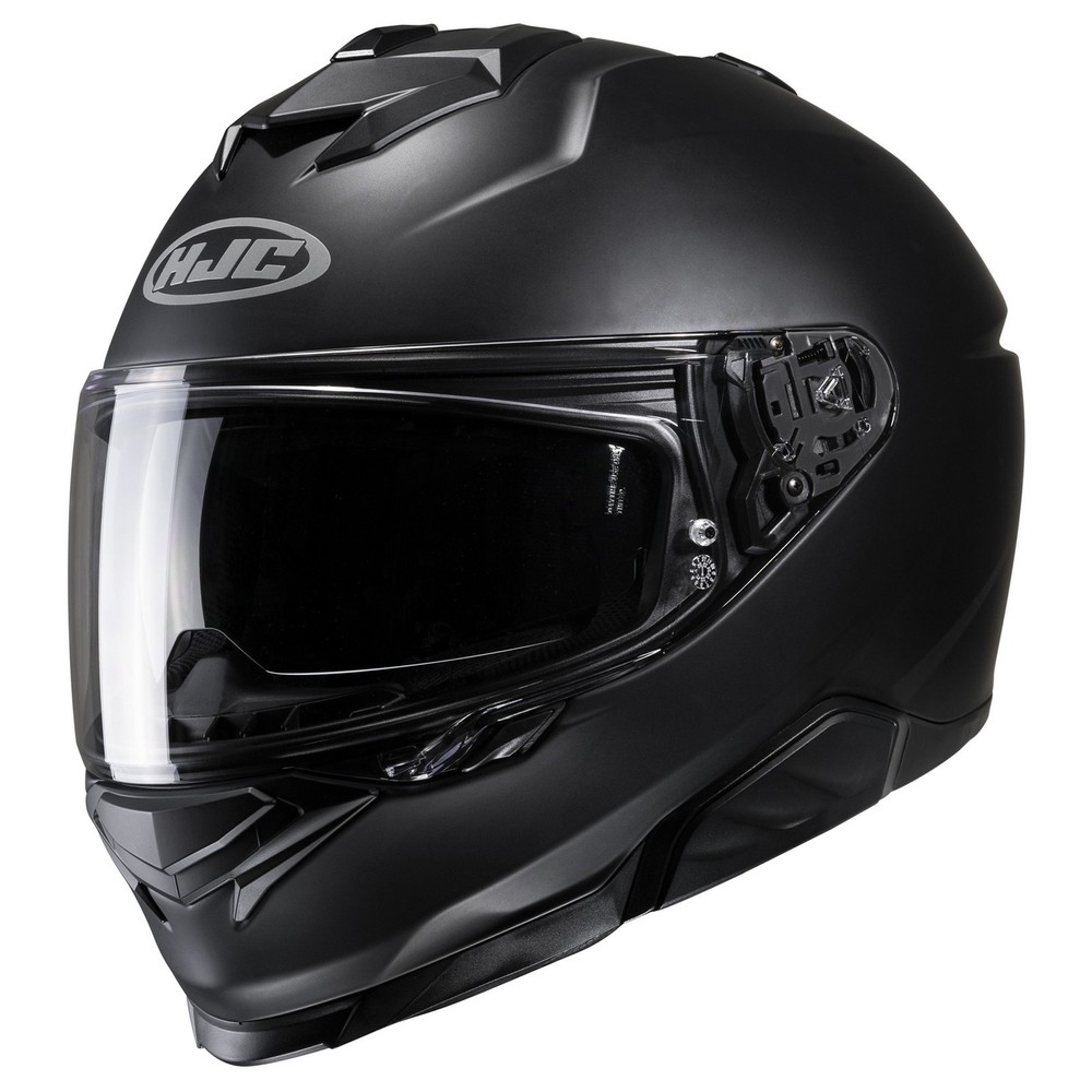 HJC i71 Solid Motorcycle Helmet Semi Flat Black