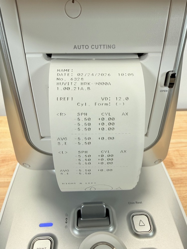 Huvitz HRK-9000A Auto Refractor Keratometer