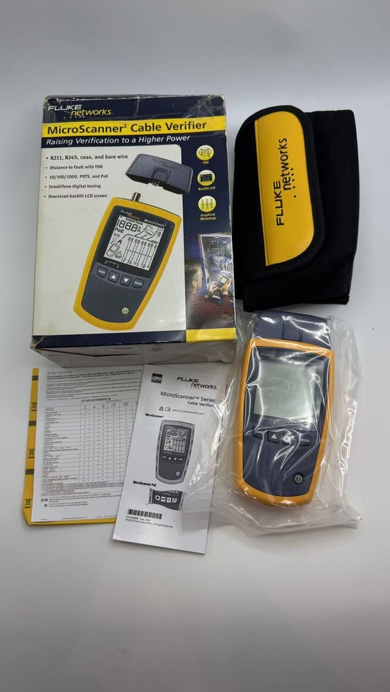 Fluke Networks MS2-100 Microscanner2 Cable Verifier #Z