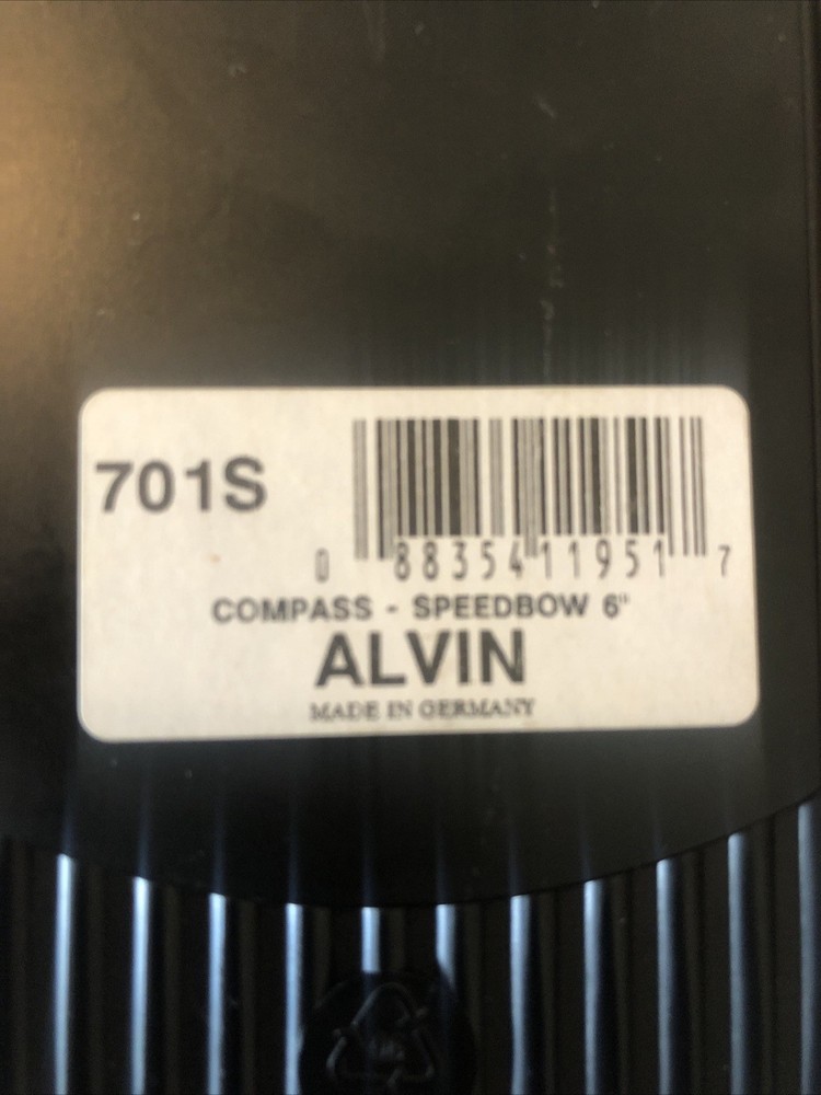 Compass Speed-Bow Alvin Drawing Set 6 Inch Nice