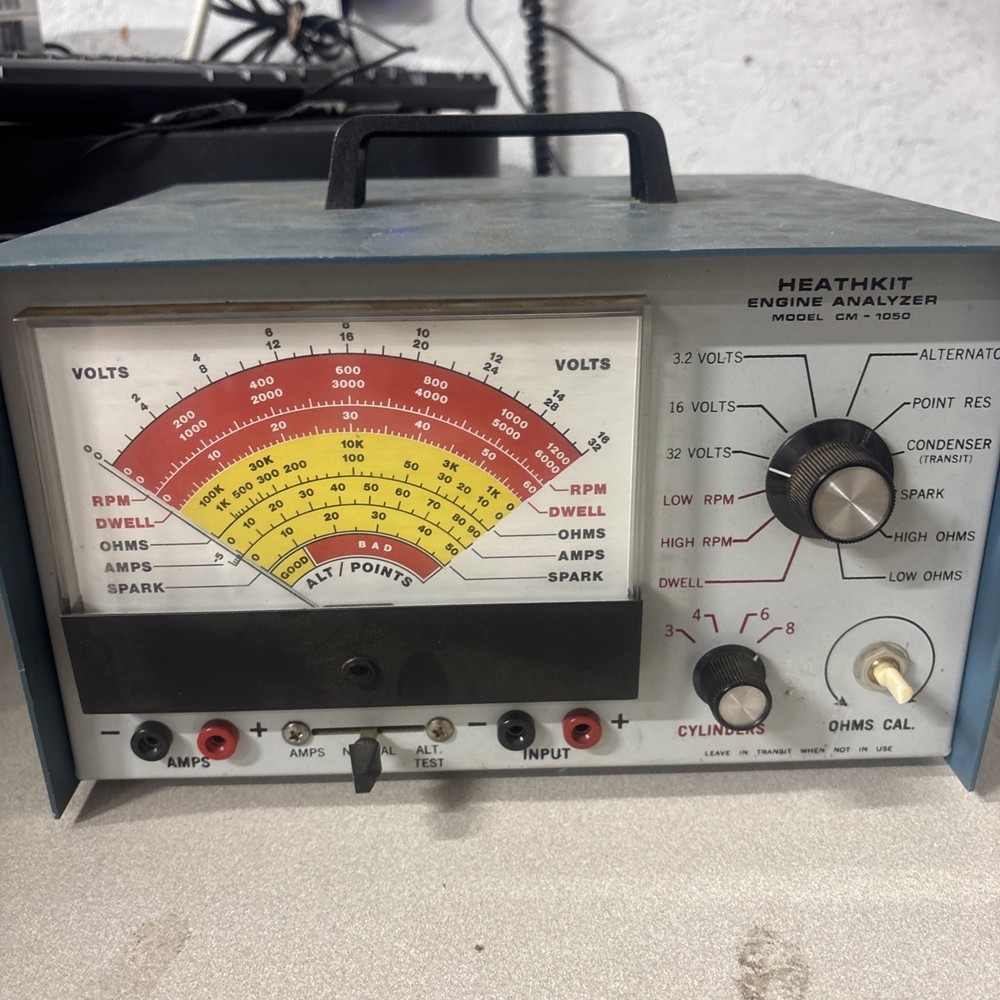 Heathkit Engine Analyzer CM-1050 works #G4