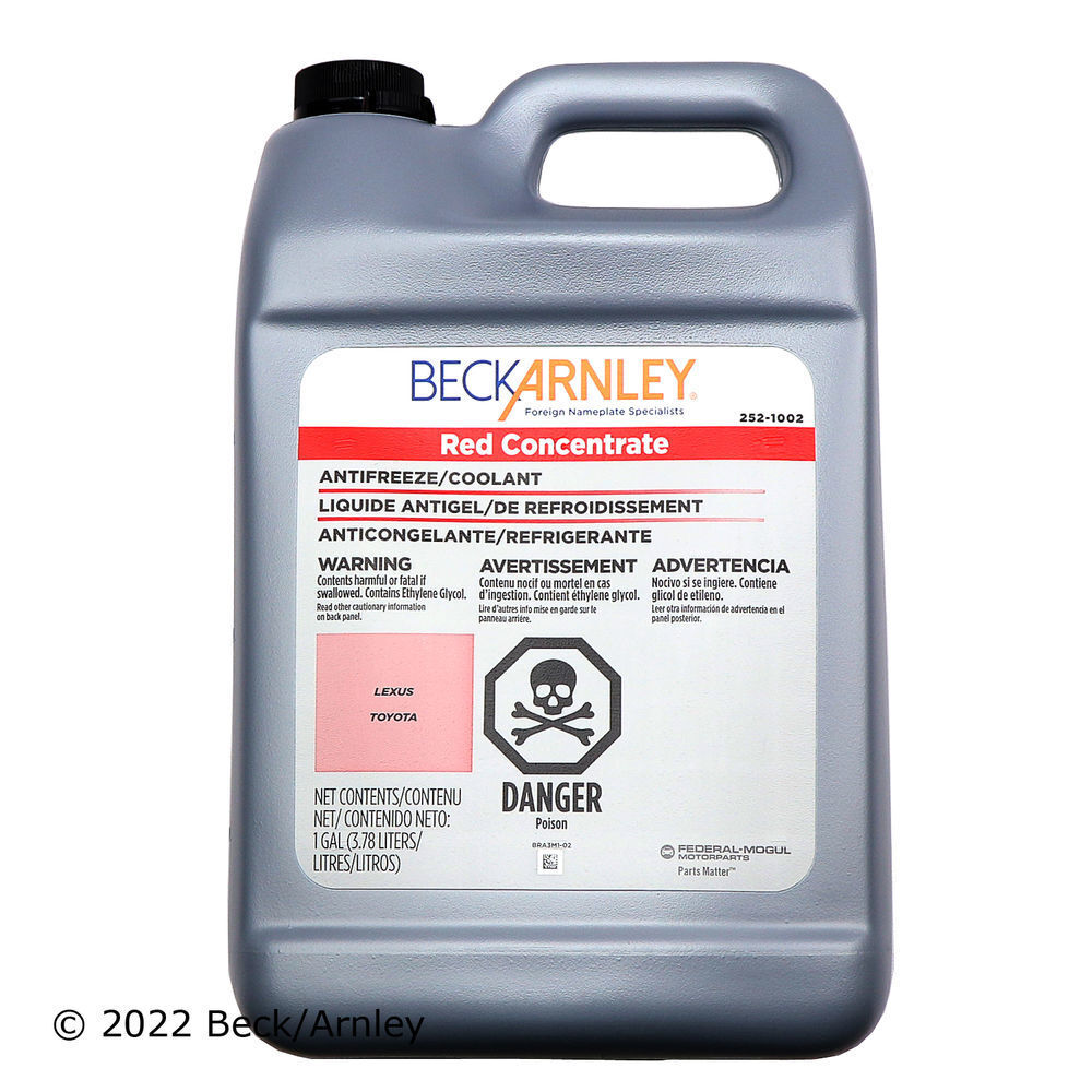 Engine Coolant / Antifreeze Beck/Arnley 252-1002