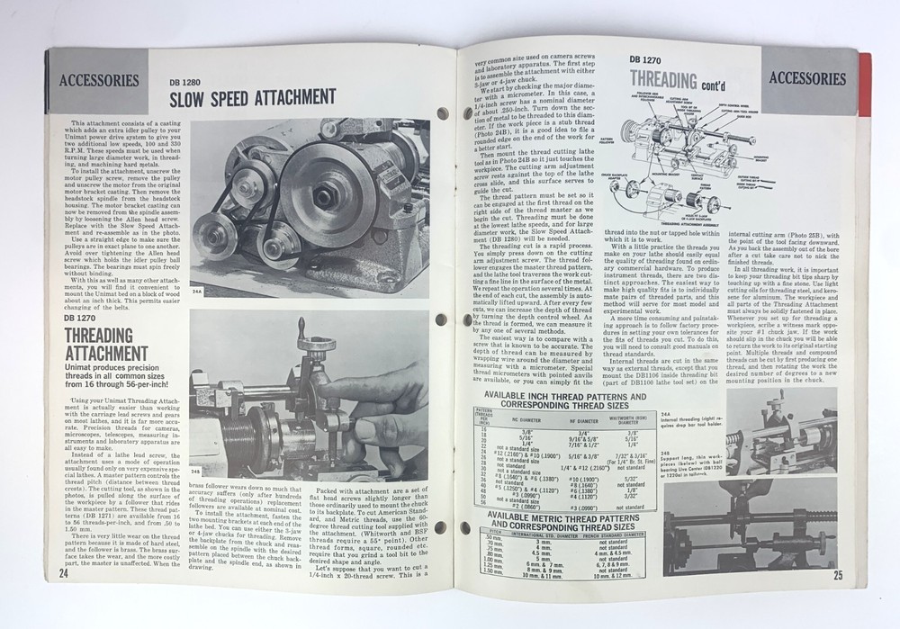 UNIMAT Original MINIATURE MACHINING TECHNIQUES book