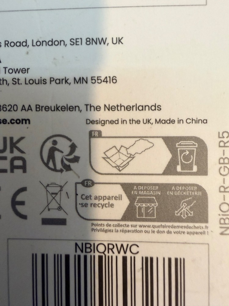 Nextbase IQ Rear View Camera for IQ Dash Cam