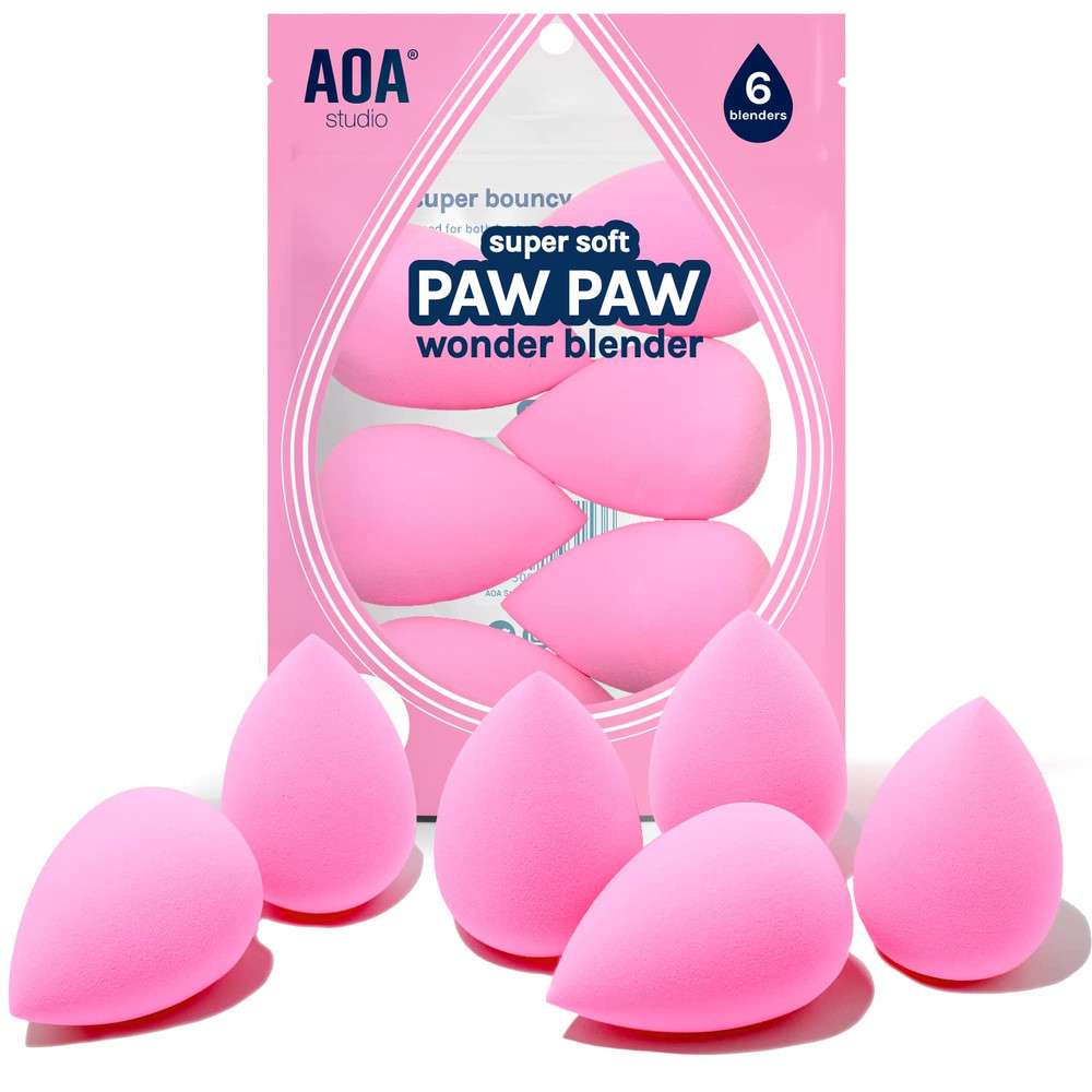 AOA Studio Collection Makeup Sponge - Pack of 6