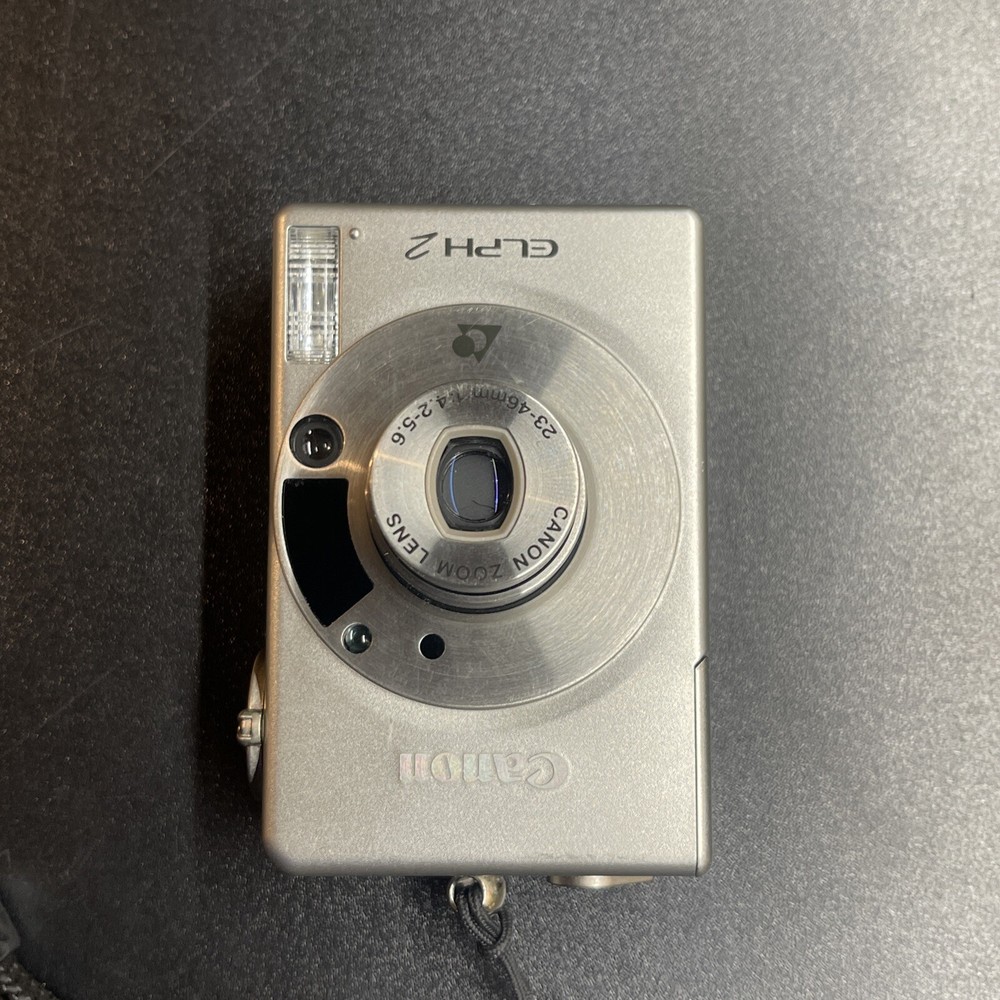 Canon PowerShot ELPH 2 Silver Compact Camera Partially Tested