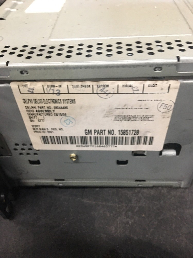 2006 Chevrolet Cobalt Radio CD Player