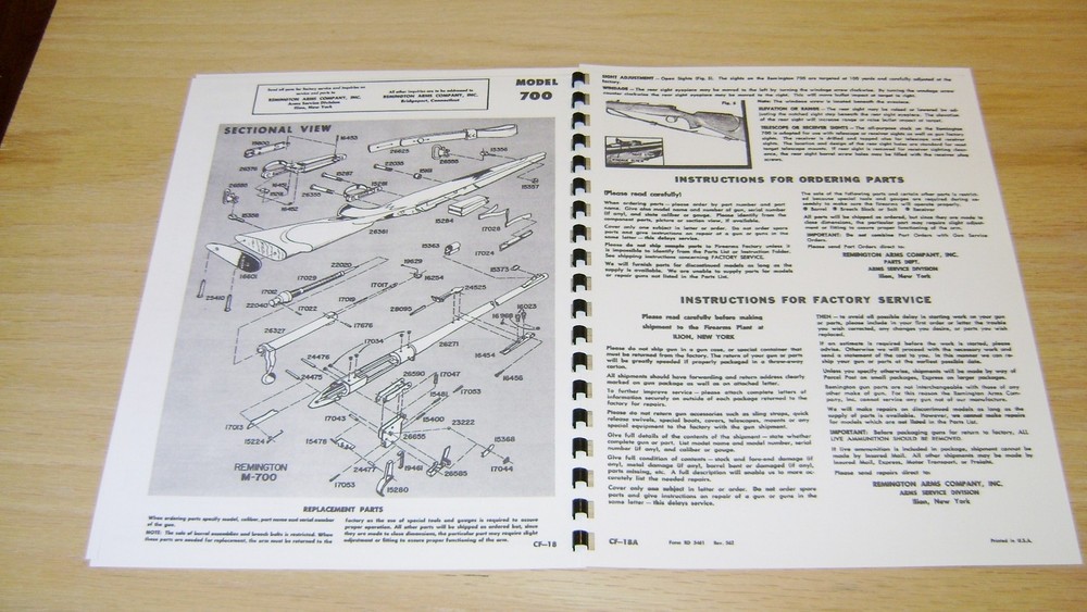 Remington Model 700 User Manual - #54
