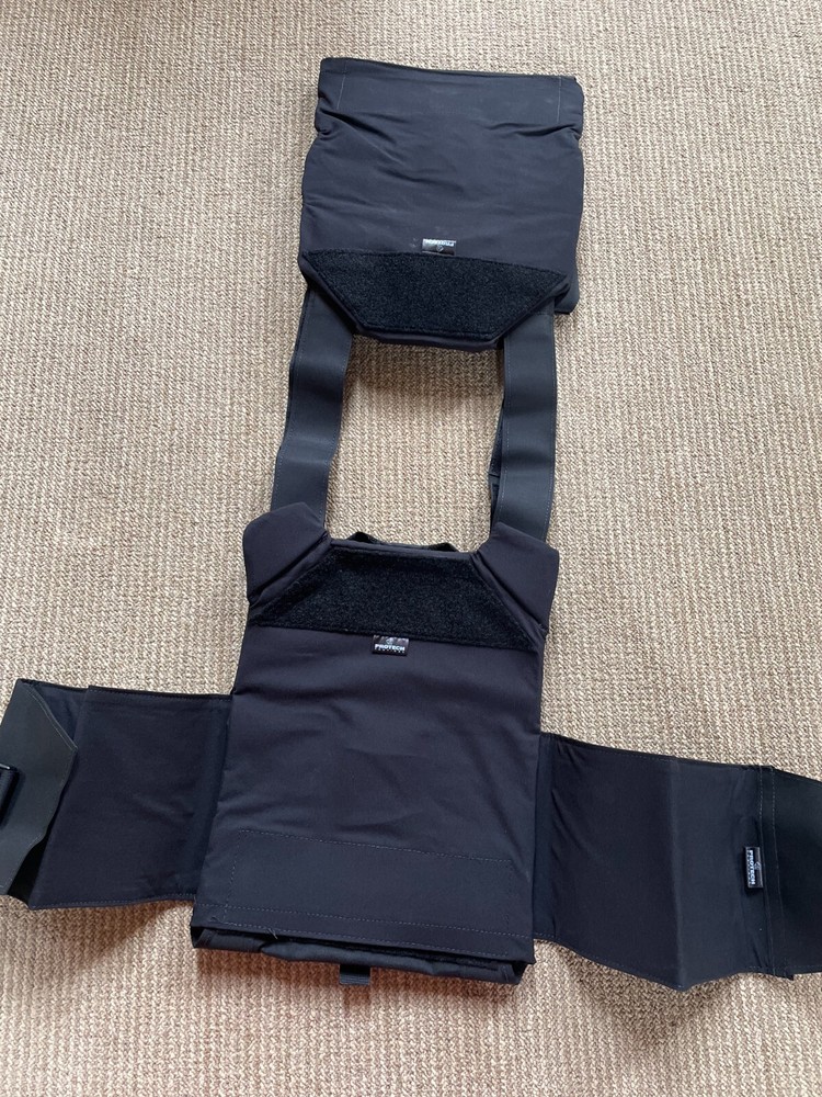 PROTECH Tactical Armor Plate Rack Carrier SHIFT 360 AWS QRS Large Black Webless