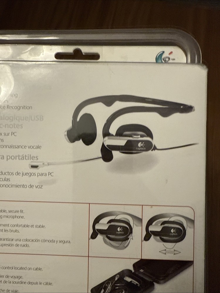 Logitech Premium Notebook Silver/Black Neckband Headsets
