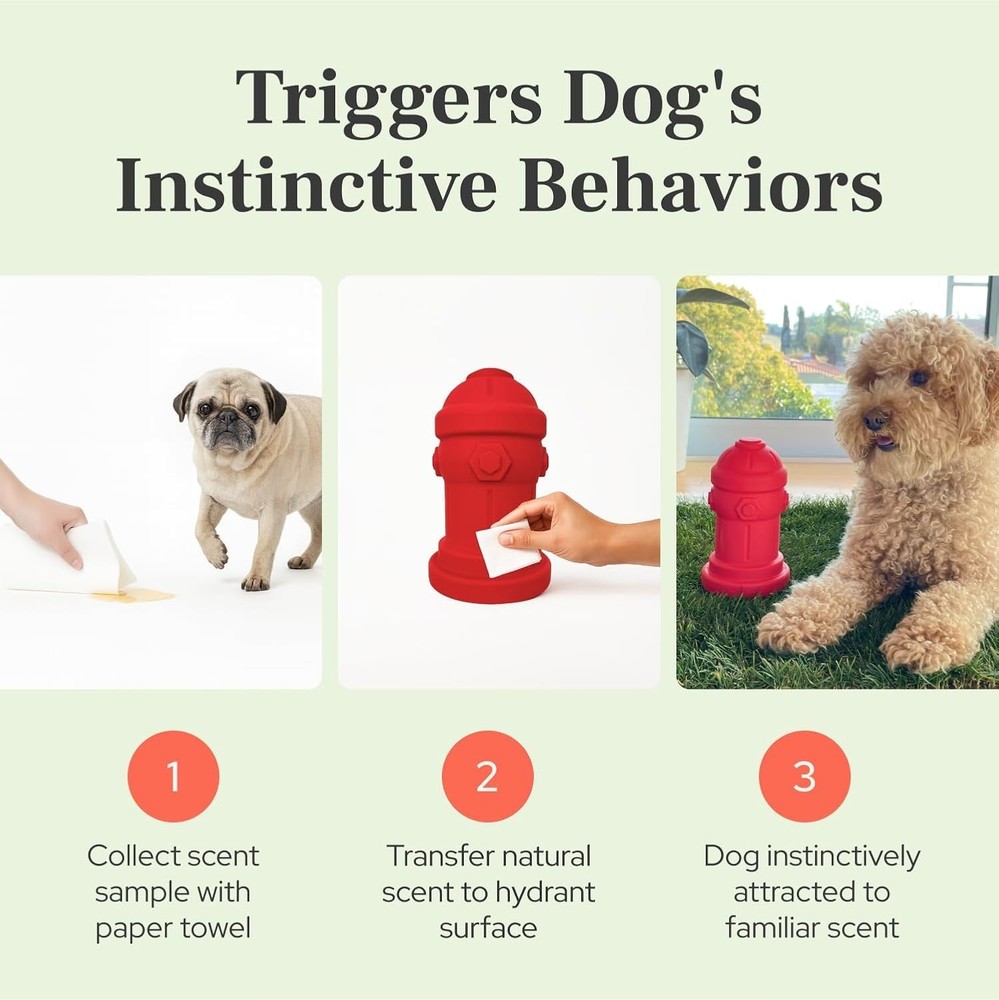 Small Dog Fire Hydrant 4x7 Inches - Perfect Potty Training Solution for Pets