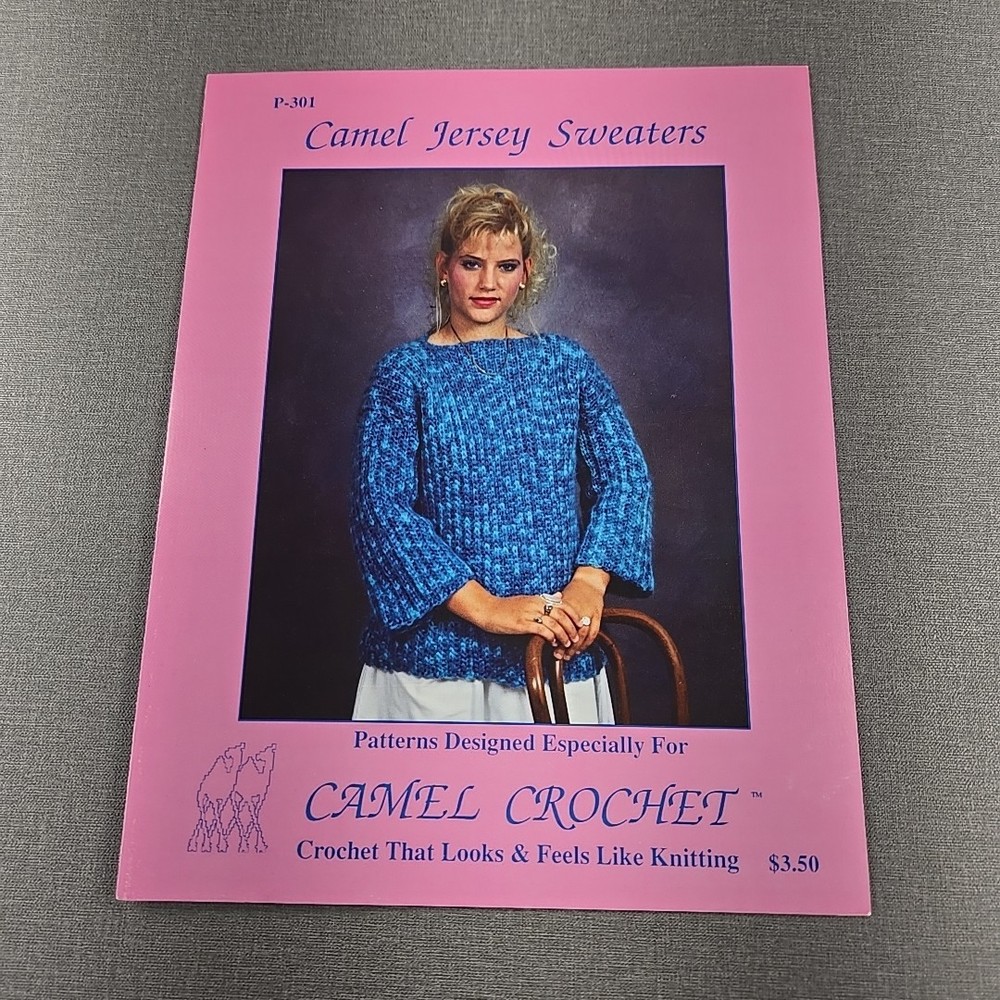 Camel Crochet Basic Instruction Book & 4 Starter Patterns Naka Pillman