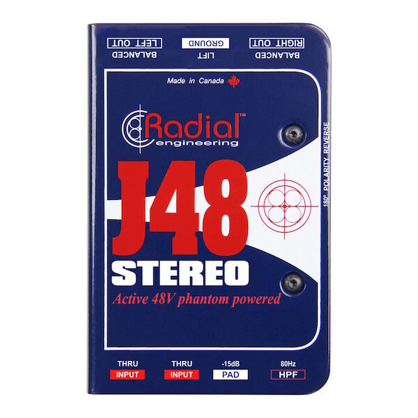 Radial J48 Stereo Active Direct Box