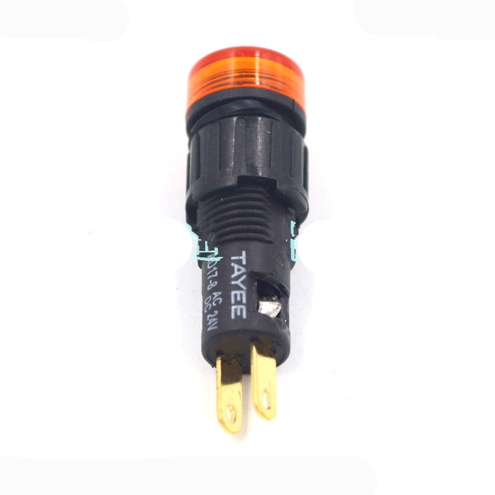 2pc New AD17-8 DC24V yellow LED indicator